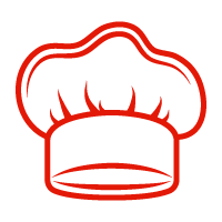 Ícono de gorro de cocina